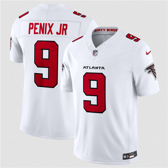Men's Atlanta Falcons #9 Michael Penix Jr. White 2026 New F.U.S.E. Vapor Untouchable Limited Football Stitched Jersey