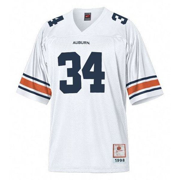 Men's Auburn Tigers #34 Bo Jackson White Football Jersey