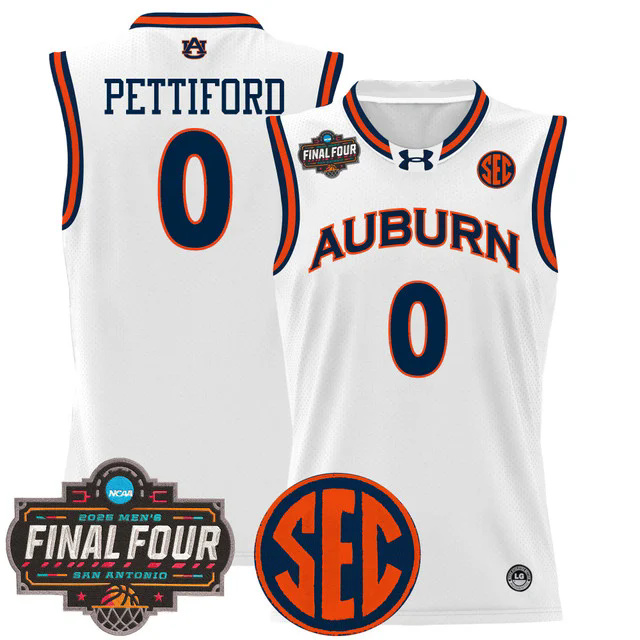 Men's Auburn Tigers 2025 Final Four Patch Lightweight Basketball Jersey #0 TAHAAD PRTTIFORD.webp