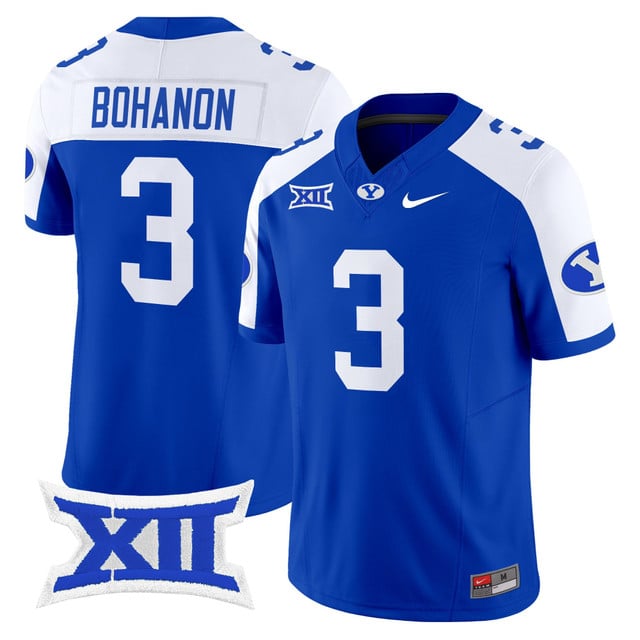 Men's BYU Cougars 2025 Vapor Limited Jersey #3 Gerry Bohanon