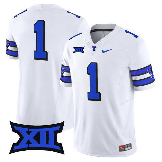 Men's BYU Cougars 2025 Vapor Limited Jersey 1996 throwback #1