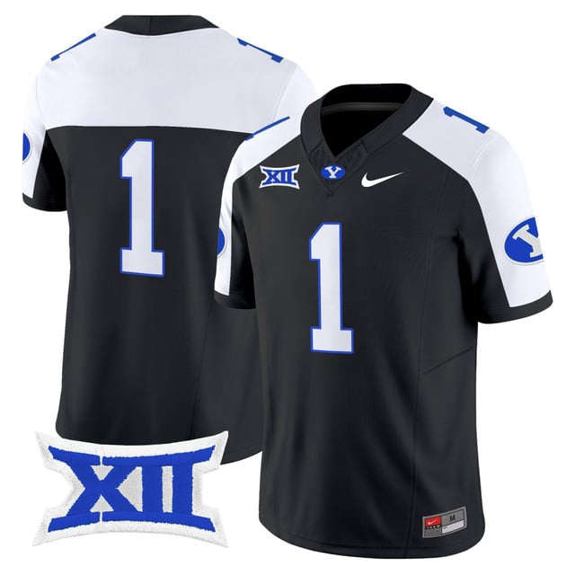Men's BYU Cougars 2025 Vapor Limited Jersey black #1