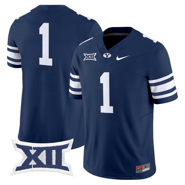 Men's BYU Cougars 2025 Vapor Limited Jersey navy #1