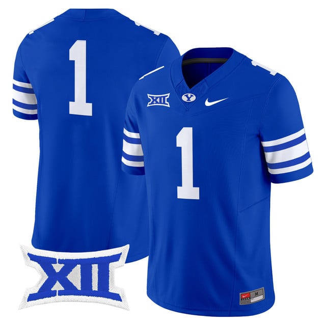 Men's BYU Cougars 2025 Vapor Limited Jersey royal #1
