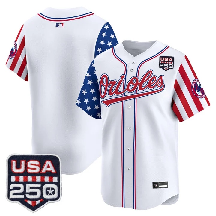 Men's Baltimore Orioles America 250 Edition Vapor Premier Limited Jersey BLANK