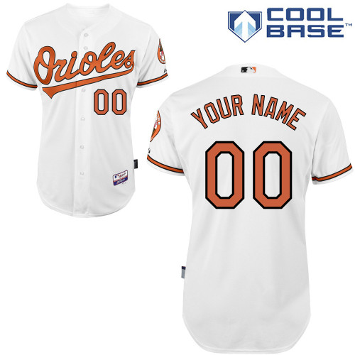 Men's Baltimore Orioles Authentic Personalized Home Jersey