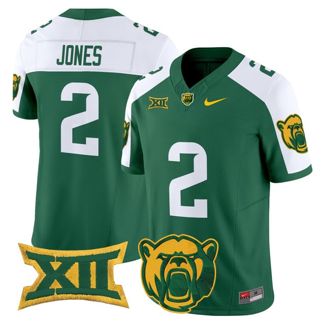 Men's Baylor Bears 2025 Vapor Limited Jersey #2 Matt Jones
