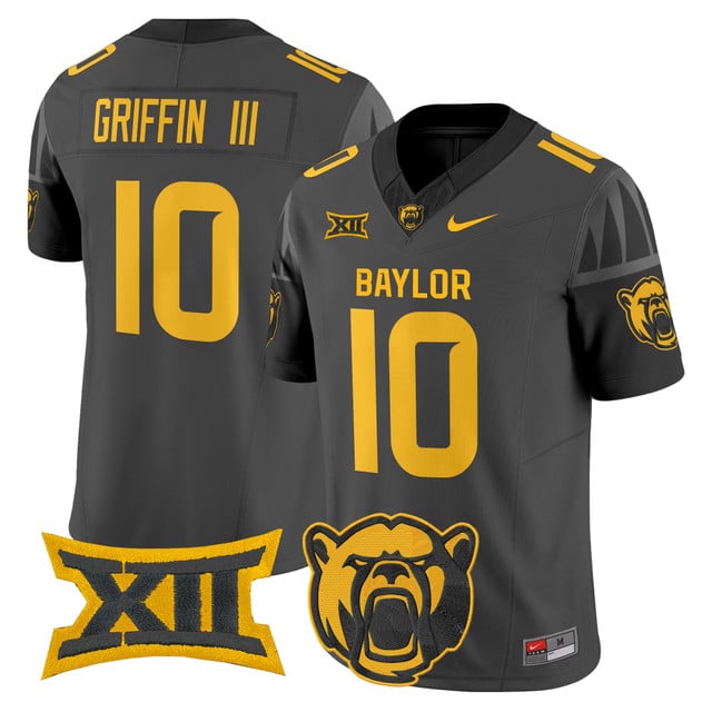 Men's Baylor Bears 2025 Vapor Limited Jersey V2 #10 Robert Griffin III