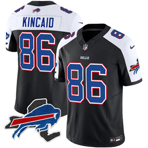 Men's Bills New York Patch Vapor Limited Jersey - All Stitched Dalton Kincaid