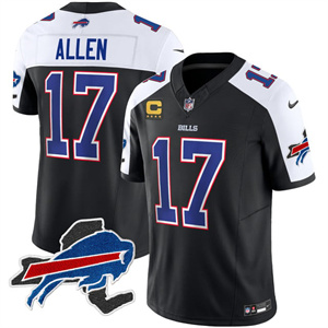 Men's Bills New York Patch Vapor Limited Jersey - All Stitched Josh Allen
