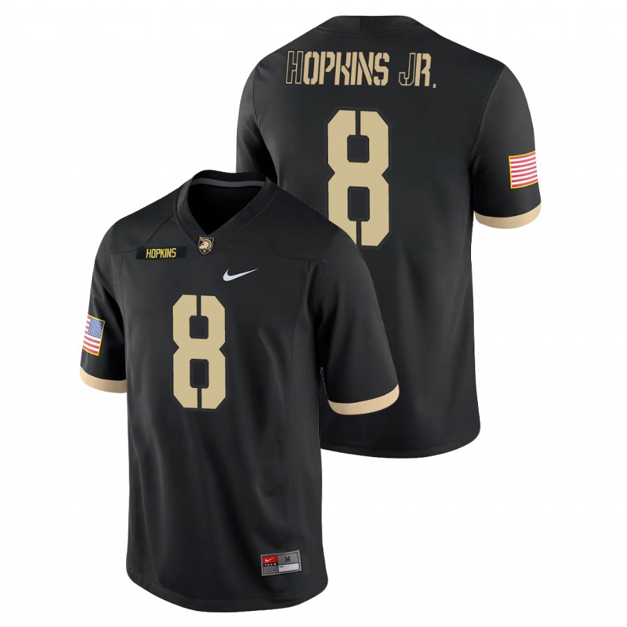 Men's Black Army Black Knights Kelvin Hopkins Jr. College Football Game Jersey