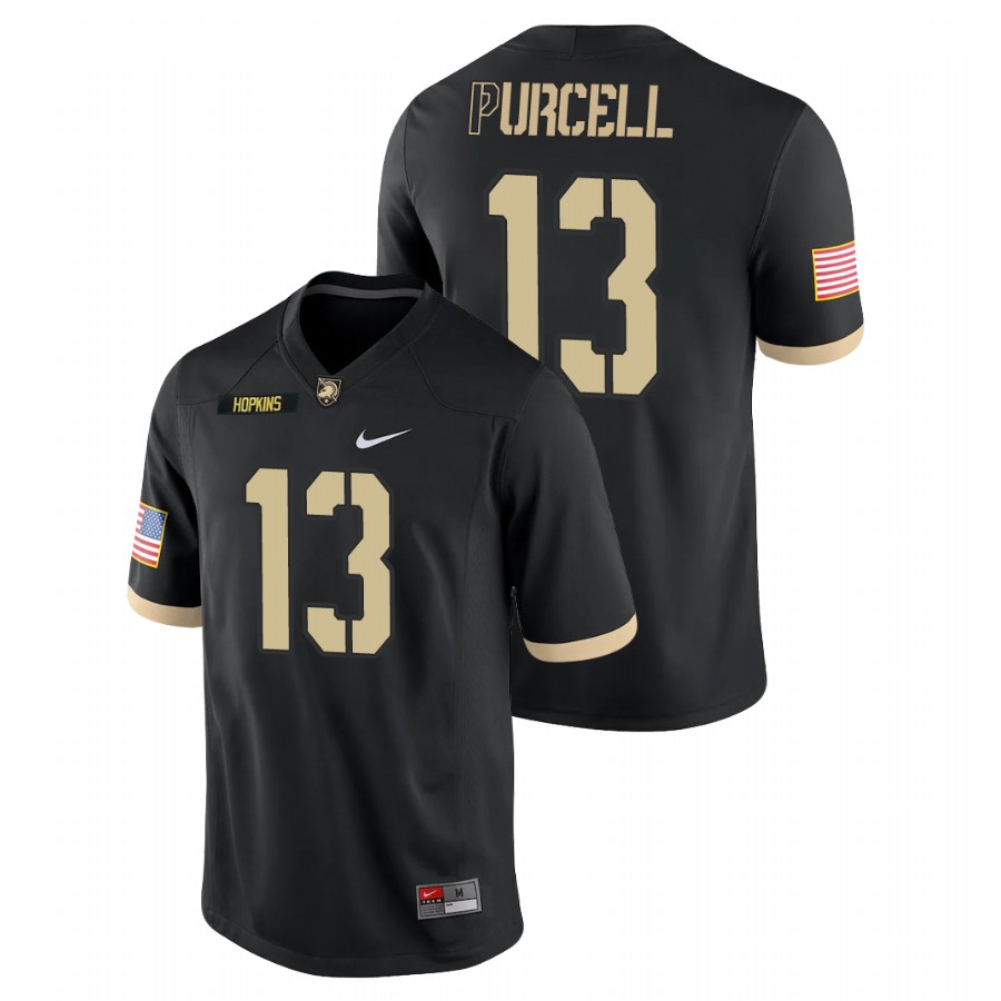 Men's Black Army Black Knights Roman Purcell College Football Game Jersey