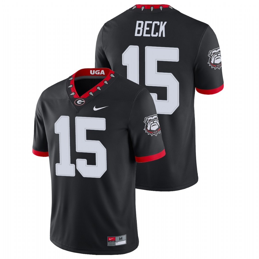 Men's Black Georgia Bulldogs Carson Beck College Football Alternate Game Jersey