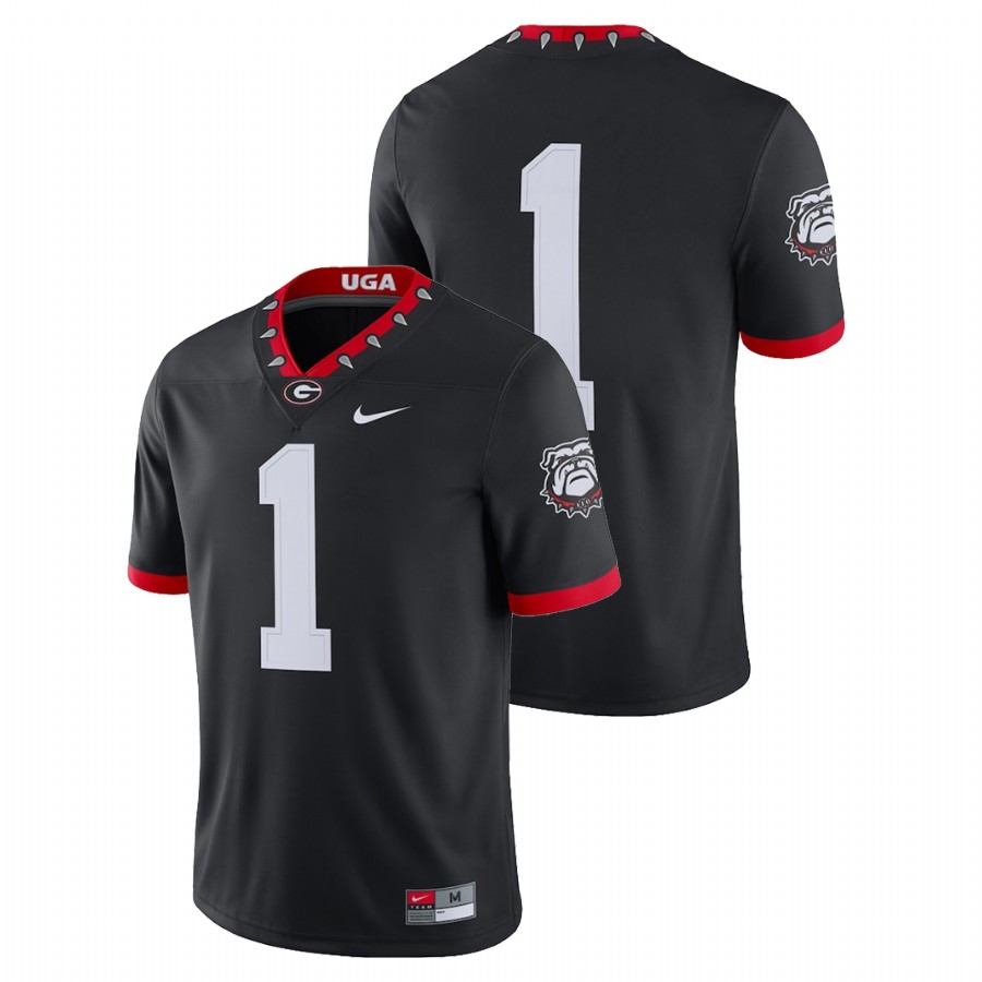 Men's Black Georgia Bulldogs College Football Alternate Game Jersey