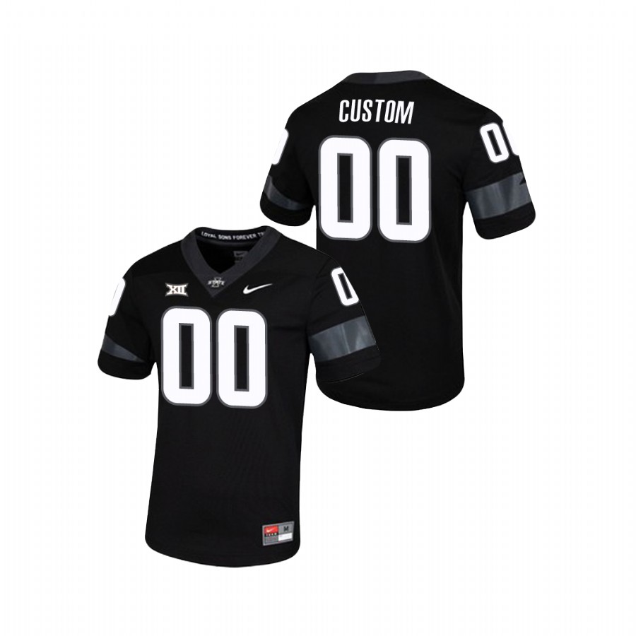 Men's Black Iowa State Cyclones Custom Untouchable Game Jersey