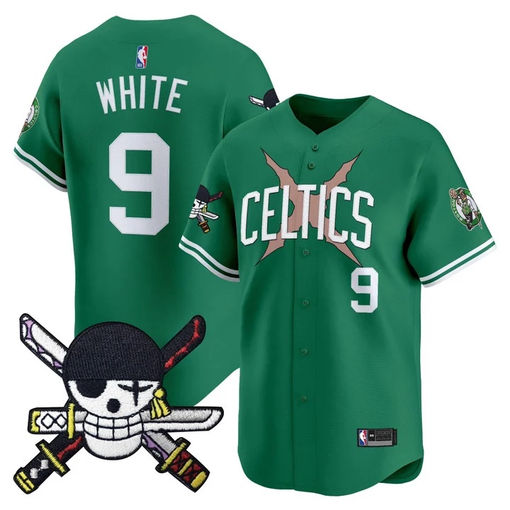 Men's Boston Celtics x One Piece Patch Vapor Baseball Jersey icon #9 Derrick White