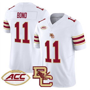 Men's Boston College Eagles 2025 Vapor Limited Jersey - All Stitched Lewis Bond 11