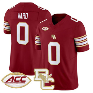 Men's Boston College Eagles 2025 Vapor Limited Jersey - All Stitched Treshaun Ward
