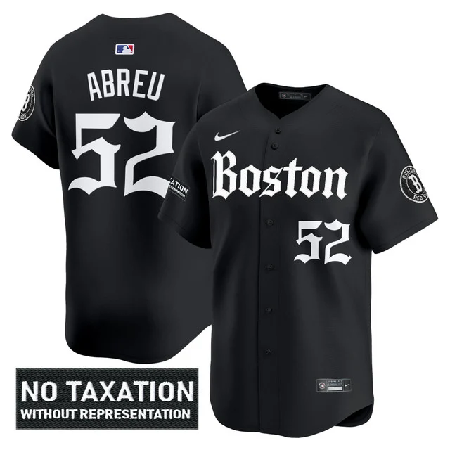 Men's Boston Red Sox 'Retro Newspaper Edition' Vapor Premier Limited Jersey #52 WILYER ABREU.webp