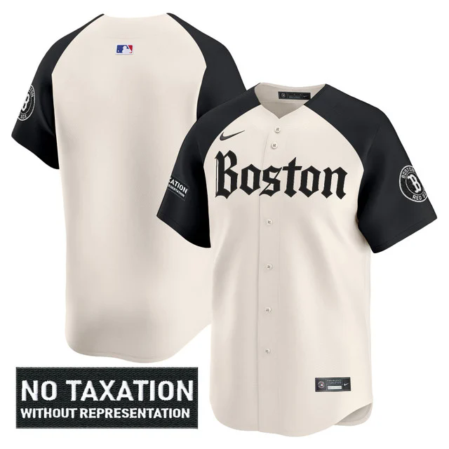 Men's Boston Red Sox 'Retro Newspaper Edition' Vapor Premier Limited Jersey ALTERNATE BLANK.webp