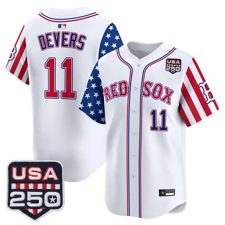 Men's Boston Red Sox America 250 Edition Vapor Premier Limited Jersey #11 RAFAEL DEVERS