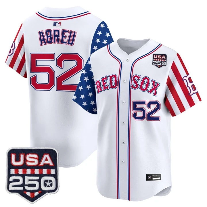 Men's Boston Red Sox America 250 Edition Vapor Premier Limited Jersey #52 WILYER ABREU
