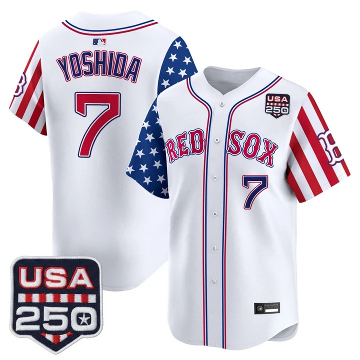 Men's Boston Red Sox America 250 Edition Vapor Premier Limited Jersey #7 MASATAKA YOSHIDA