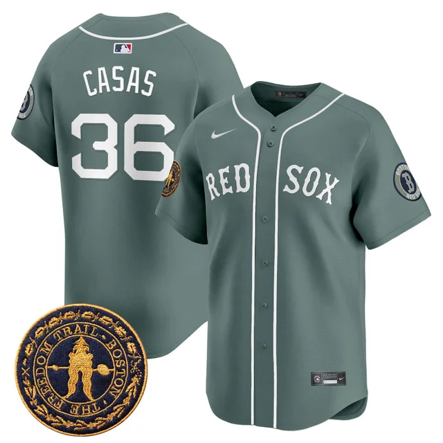 Men's Boston Red Sox Freedom Trail Patch Vapor Premier Limited Jersey #36 TRISTON CASAS.webp