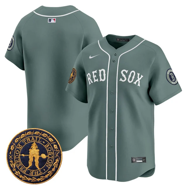 Men's Boston Red Sox Freedom Trail Patch Vapor Premier Limited Jersey BLANK.webp