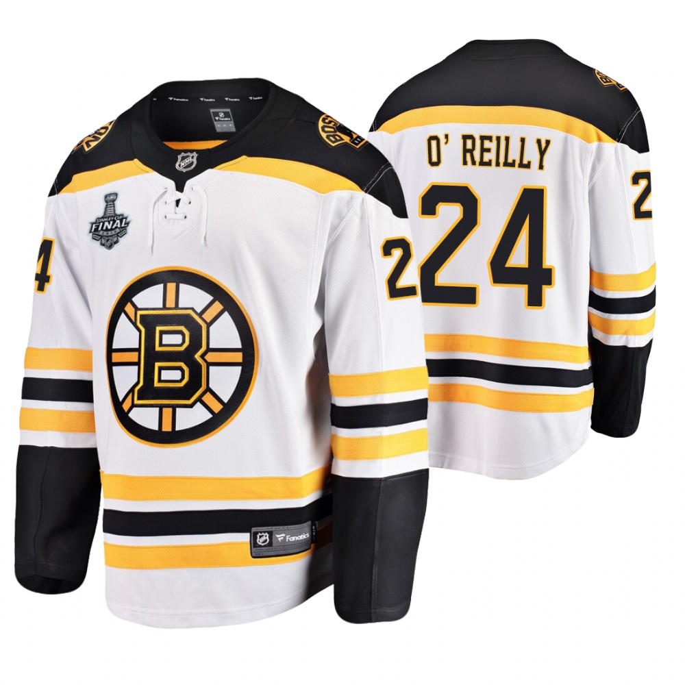Men's Bruins #24 Terry O'Reilly Stanley Cup Final Retired Player Jersey Stitched