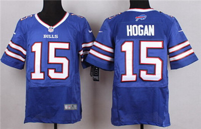 Men's Buffalo Bills #15 Chris Hogan Nike Light Blue Elite Stitched Jersey