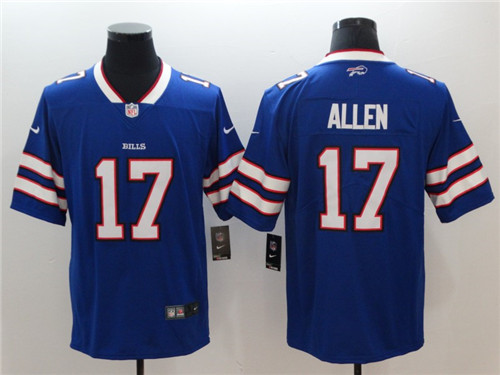 Men's Buffalo Bills #17 Josh Allen Nike Royal Player Game Football Jersey