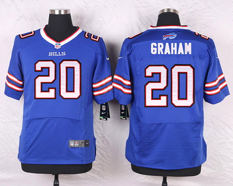 Men's Buffalo Bills #20 Corey Graham Nike Light Blue Elite Stitched Jersey