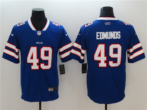 Men's Buffalo Bills #49 Tremaine Edmunds Nike Royal Player Game Football Jersey