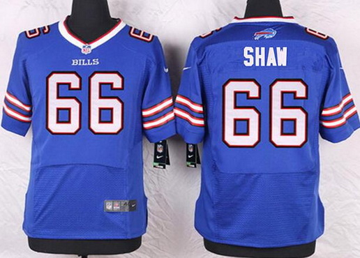 Men's Buffalo Bills #66 Billy Shaw Royal Blue Retired Player NFL Nike Elite Jersey