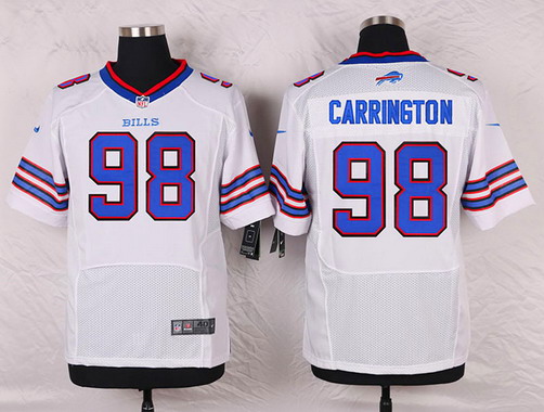 Men's Buffalo Bills #89 Chris Gragg White Road NFL Nike Elite Stitched Jersey