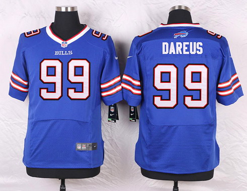 Men's Buffalo Bills #99 Marcell Dareus Nike Light Blue Elite Stitched Jersey