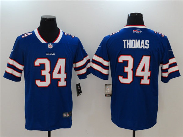 Men's Buffalo Bills Retired Player #34 Thurman Thomas Nike Royal Player Game Football Stitched Jersey