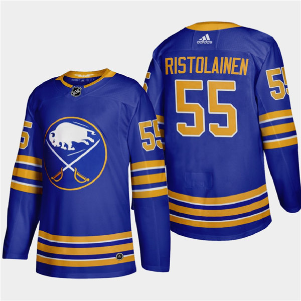 Men's Buffalo Sabres #55 Rasmus Ristolainen Adidas Home Premier Royal Stitched Jersey