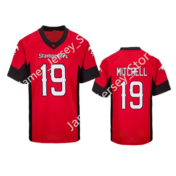 Men's CFL Calgary Stampeders Custom Retro Red Football Jerseys