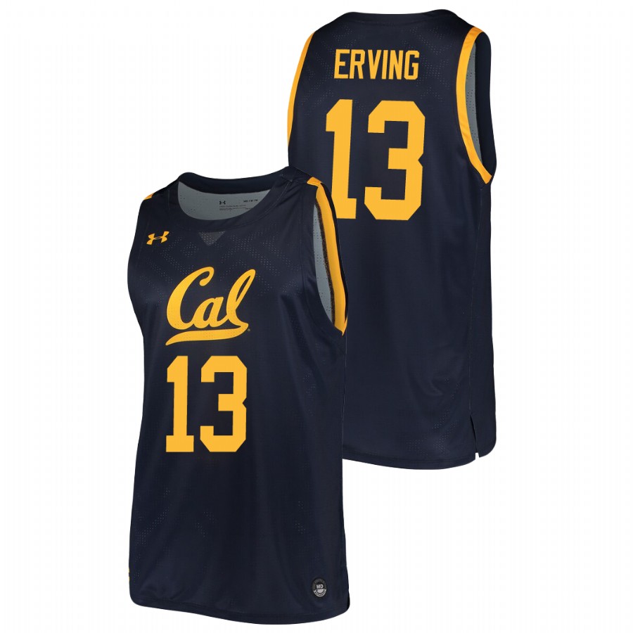 Men's California Golden Bears Jules Erving 2019-20 College Basketball Jersey Navy