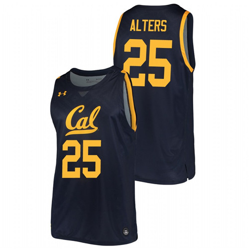Men's California Golden Bears Logan Alters 2019-20 College Basketball Jersey Navy