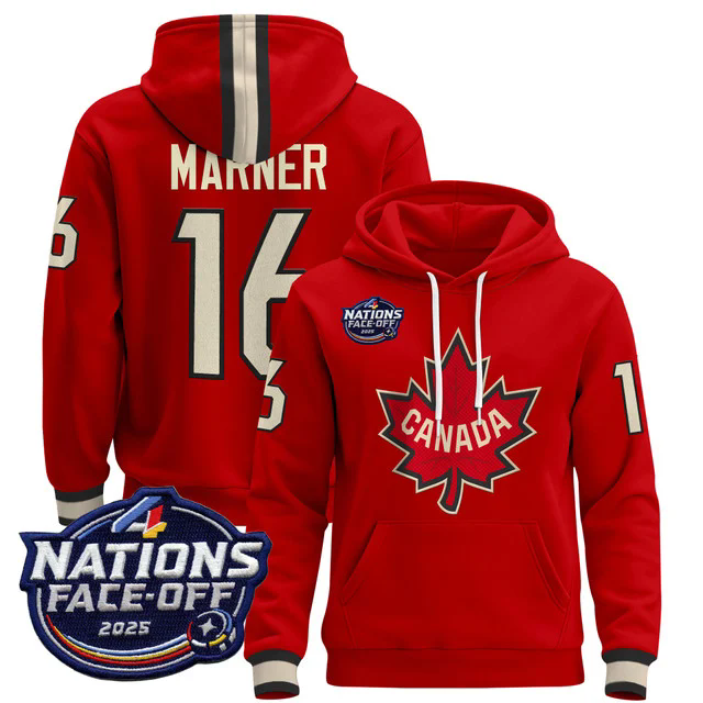 Men's Canada 4 Nations Face-Off 2025 Pullover Hoodie #16 MARNER.webp
