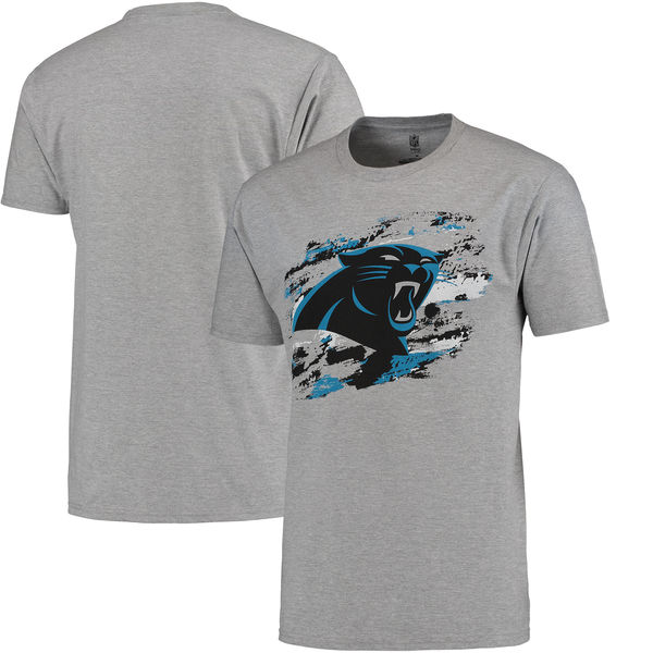 Men's Carolina Panthers NFL Pro Line True Color T-Shirt Heathered Gray