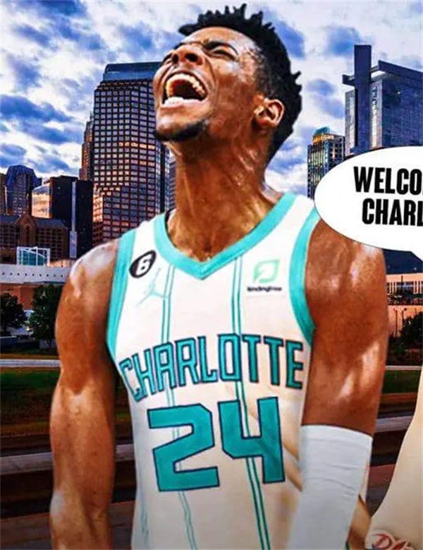 Men's Charlotte Hornets #24 Brandon Miller White Association Edition Jersey