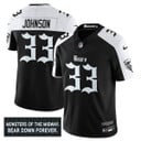 Men's Chicago Bears 'Gothic Monsters Edition' Vapor Limited Jersey - All Stitched Black Alternate Jaylon Johnson - 33