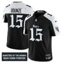 Men's Chicago Bears 'Gothic Monsters Edition' Vapor Limited Jersey - All Stitched Black Alternate Rome Odunze - 15