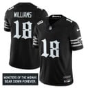 Men's Chicago Bears 'Gothic Monsters Edition' Vapor Limited Jersey - All Stitched Black Caleb Williams - 18