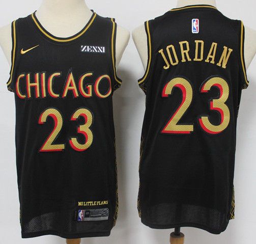 Men's Chicago Bulls #23 Michael Jordan Nike Grey 2021 NBA City Edition Jersey