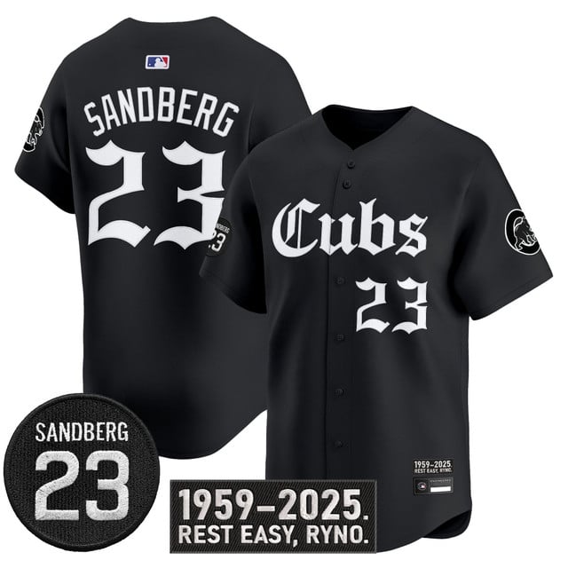 Men's Chicago Cubs 'Ryne Sandberg Tribute' Vapor Premier Limited Jersey #23 Ryne Sandberg